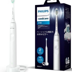 フィリップス 電動歯ブラシ ソニッケアー 2100シリーズ (軽量/USB充電式) HX3651/23 ホワイト 【Amazon.co.jp限定】