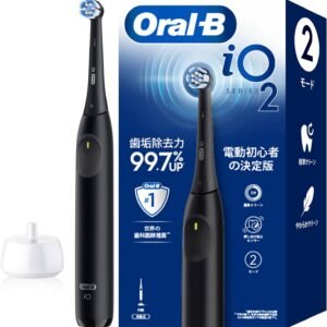 ブラウン 電動歯ブラシ オーラルB【電動初心者の決定版】iO2 iOS21D90BK ブラック 【Amazon.co.jp 限定】