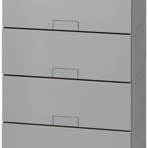 天馬 チェスト 完成品 フィッツチェスト フルフラット タンス 幅55×奥行41×高さ85cm 特許取得済み 収納ケース 衣装ケース 日本製 再生材配合 サステナブル【色 グレー】【型番 5504】