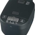 象印マホービン 炊飯器 5.5合 極め炊き 豪熱大火力 圧力IHタイプ 日本製 お手入れ点数2点 スレートブラック NW-YB10AM-BZ