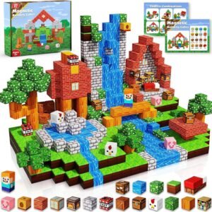 100 Pcs マグネットブロック 磁石ブロック おもちゃ 子供 知育玩具 磁石ブロック マグネット 男の子と女の子 おもちゃ 誕生日プレゼント クリスマス ギフト 贈り物