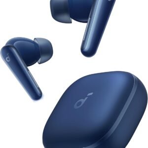 Anker Soundcore Liberty 5（Bluetooth 5.4）【完全ワイヤレスイヤホン/ウルトラノイズキャンセリング 3.5 / 3Dオーディオ / Dolby Audio対応/ワイヤレス充電/マルチポイント接続/外音取り込み / 最大48時間再生 / ハイレゾ / IP55 防塵・防水規格/PSE技術基準適合】ディープブルー