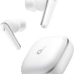 Anker Soundcore Liberty 5（Bluetooth 5.4）【完全ワイヤレスイヤホン/ウルトラノイズキャンセリング 3.5 / 3Dオーディオ / Dolby Audio対応/ワイヤレス充電/マルチポイント接続/外音取り込み / 最大48時間再生 / ハイレゾ / IP55 防塵・防水規格/PSE技術基準適合】パールホワイト