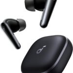 Anker Soundcore Liberty 5（Bluetooth 5.4）【完全ワイヤレスイヤホン/ウルトラノイズキャンセリング 3.5 / 3Dオーディオ / Dolby Audio対応/ワイヤレス充電/マルチポイント接続/外音取り込み / 最大48時間再生 / ハイレゾ / IP55 防塵・防水規格/PSE技術基準適合】ミッドナイトブラック