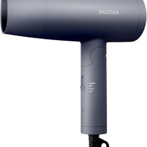 SALONIA サロニア スピーディーイオン ドライヤー 大風量 速乾 軽量 マイナスイオン ヘアドライヤー SL-013GR グレー