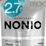 【Amazon.co.jp限定】【詰め替え大容量】NONIO(ノニオ)プラスホワイトニング デンタルリンス フレッシュホワイトミント [医薬部外品] 1300ml 液体歯磨き 口臭原因菌を殺菌