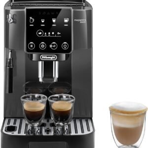 【Amazon.co.jp限定】 デロンギ 全自動コーヒーマシン マグニフィカスタート 全4メニュー 豆挽き コーヒーメーカー エスプレッソマシン グレイブラック ECAM22022GB 【デロンギファミリー登録で3年保証、修理も原則72時間以内対応】
