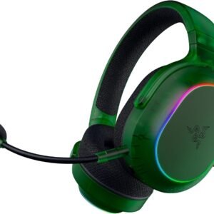 Razer レイザー Barracuda X Chroma Phantom Green Editionグリーン ワイヤレスゲーミングヘッドセット TriForce40mmドライバー 着脱式 HyperClear 70時間駆動 2.4GHz Bluetooth PC PS5 PS4 Switch 2 iOS Android バラクーダエックス クローマファントム