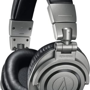 【Amazon.co.jp限定】 オーディオテクニカ ATH-M50xGM プロフェッショナル モニターヘッドホン 有線 ヘッドフォン 専用ハードケース付属 ガンメタリックグレー