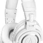 オーディオテクニカ プロフェッショナルモニターヘッドホン ATH-M50xWH ホワイト スタジオレコーディング/ミキシング/DJ/トラックメイキング