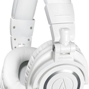 オーディオテクニカ プロフェッショナルモニターヘッドホン ATH-M50xWH ホワイト スタジオレコーディング/ミキシング/DJ/トラックメイキング
