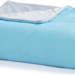 【最高級ｘ深い眠りサポート】 夏用 キルトケット 接触冷感 リバーシブル 洗える 薄手 軽量 Q-max0.46/0.55 吸湿通気 ひんやり 春夏秋用 (水色(両面冷感タイプ), シングル(140x190cm))