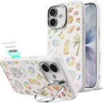 【デザイン受賞シリーズ！】ESR iPhone 17 ケース MagSafe対応 3倍米軍MIL規格 カメラボタン付き 隠しスタンド 調整可能 ワイヤレス充電 エアガードコーナー 耐衝撃 傷防止 軽量 マグネットスマホケース 高耐久性 Qi2.2対応 最大25W高速充電 いphone17ケース アイフォン17専用Seasonシリーズ(シェル)
