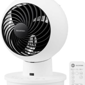 【Amazon.co.jp限定】アイリスオーヤマ サーキュレーター 扇風機 静音 18畳 上下左右首振り お手入れ簡単 リモコン付き パワフル送風 コンパクト AZ-SC15TECーW