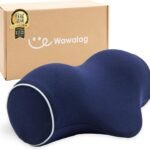【柔道整復師推薦】Wawalag(ワワラグ) りらっくび 首 ストレッチ 首枕 ネックピロー 伸ばす 枕 誕生日プレゼント 男性 女性 ギフト 母の日 父の日 低反発形状記憶フォーム (ネイビー)