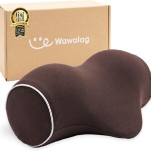 【柔道整復師推薦】Wawalag(ワワラグ) りらっくび 首 ストレッチ 首枕 ネックピロー 伸ばす 枕 誕生日プレゼント 男性 女性 ギフト 母の日 父の日 低反発形状記憶フォーム (ブラウン)