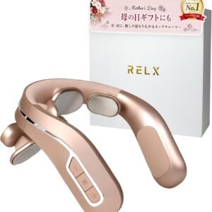 RELX 【整体院長監修】ネックウォーマー PLUS【日本企業企画】EMS 温熱 ネックケア 首 肩 リラクゼーション器 コードレス プレゼント 母の日 男女併用