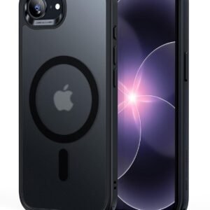 ESR iPhone 17e ケース【3倍米軍MIL規格・MagSafe対応】 iPhone16e用 phone17eケース 黄変防止 耐衝撃 米軍MIL規格認証 最大7倍の磁力ロック ワイヤレス充電 マグセーフ 指紋防止 滑り止め 軽薄型 PC背面TPUバンパー アイフォン16e iPhone17eケース Classicスマホカバーあいふおん17e(HaloLock)つや消しブラック