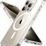 【米軍MIL規格・Magsafe対応】ESR iPhone 15 Pro ケース ワイヤレス充電対応 耐黄変 耐衝撃 ストラップホール付き エアガードコーナー いphone15pro ケース 傷に強い背面 傷防止 指紋防止 滑り止め iPhone15Pro ケース 磁気スマホケース Classicシリーズ（クリア）