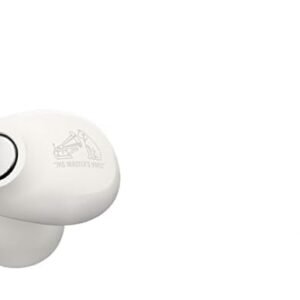 JVCケンウッド Victor HA-NP1T-W ワイヤレスイヤホン Bluetooth Ver.5.3 オープンイヤー イヤーカフ アプリ対応 マルチポイント 合計24時間再生 マイク付き 小型 軽量 防水 音アクセ オフホワイト + 【Amazon.co.jp限定】[The Music] キーチェーン ミュージックキーホルダー ブルー フリー