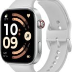 Xiaomi スマートウォッチ Redmi Watch 6 2.07インチ有機EL 24日間長持ちバッテリー Bluetooth 通話対応 薄型軽量 24時間モニタリング 女性健康管理 呼吸エクササイズ GNSS搭載 150種類以上のスポーツモード 5ATM防水 2000nitピーク輝度 Android iOS シルバーグレー