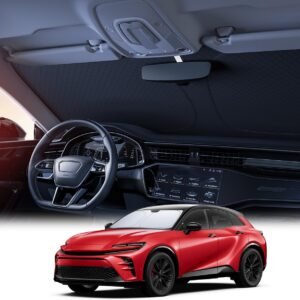 【6層断熱素材】 Lamicall トヨタ クラウンスポーツ セダン エステート 30系 フロントガラス サンシェード: 車サンシェード 日除け 車用 フロントガラス サンシェード 折り畳み式 カーシェード 断熱 カー用品 遮光 遮熱 uvカット 紫外線遮蔽 フロントサンシェード さんしえーど 擦り傷防止 断熱素材 暑さ対策 頑丈 収納ポーチ付き