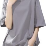 [SLEEPSINERO] tシャツ レディース 半袖 【体型カバー・ゆったり細見え】 シャツ レディーストップス 春 夏 クルーネック 大きいサイズ 吸汗速乾 通気 着痩せ オーバーサイズ レディース夏服 カットソー ロング 5分袖 おしゃれ