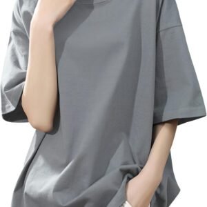 [SLEEPSINERO] tシャツ レディース 半袖 【体型カバー・ゆったり細見え】 シャツ レディーストップス 春 夏 クルーネック 大きいサイズ 吸汗速乾 通気 着痩せ オーバーサイズ レディース夏服 カットソー ロング 5分袖 おしゃれ