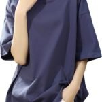 [SLEEPSINERO] tシャツ レディース 半袖 【体型カバー・ゆったり細見え】 シャツ レディーストップス 春 夏 クルーネック 大きいサイズ 吸汗速乾 通気 着痩せ オーバーサイズ レディース夏服 カットソー ロング 5分袖 おしゃれ