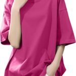 [SLEEPSINERO] tシャツ レディース 半袖 【体型カバー・ゆったり細見え】 シャツ レディーストップス 春 夏 クルーネック 大きいサイズ 吸汗速乾 通気 着痩せ オーバーサイズ レディース夏服 カットソー ロング 5分袖 おしゃれ