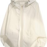 [ANGJ] ラッシュガード パーカー メンズ レディース ナイロン100％ 超軽量 接触冷感 UVカット UPF50+ 速乾 通気性 フード付き 長袖 無地 シンプル おしゃれ 体型カバー 大きいサイズ S〜5L相当 海 登山 普段着