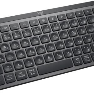 【Amazon.co.jp限定】ロジクール MX KEYS mini KX700GRd ミニマリスト ワイヤレス イルミネイテッド キーボード + マウスパッド MP10GR [ KX700GRd + MP10GR ] グラファイト 充電式 Bluetooth Logi Bolt Unifying非対応 USB-C-A 日本語配列 無線 KX700 国内正規品