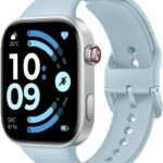 Xiaomi スマートウォッチ Redmi Watch 6 2.07インチ有機EL 24日間長持ちバッテリー Bluetooth 通話対応 薄型軽量 24時間モニタリング 女性健康管理 呼吸エクササイズ GNSS搭載 150種類以上のスポーツモード 5ATM防水 2000nitピーク輝度 Android iOS グレイシャーブルー