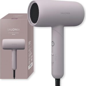 SALONIA サロニア スムースシャイン ドライヤー 大風量 速乾 軽量 ヘアドライヤー ピンク【Amazon.co.jp限定】