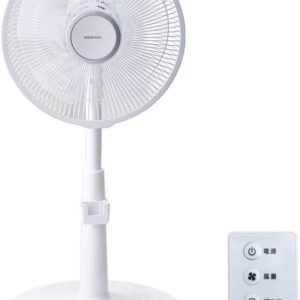 【節電対策】 アイリスオーヤマ 扇風機 首振り リモコン付 風量3段階 タイマー機能付き 換気 リビング扇 ホワイト PF-M302RA-W