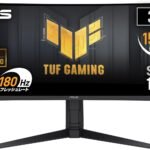 【Amazon.co.jp限定】ASUS ゲーミングモニター TUF Gaming VG34VQL3A 34インチ/180Hz/WQHD/1ms/Freesync Premium Pro/国内正規品