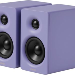「VGP2025金賞&コスパ大賞」Edifier M60 マルチメディアスピーカー 66W Bluetooth 5.3 ハイレゾワイヤレス コンパクトなデザイン 専用アプリ スタンド付き USB-C/AUX入力 MDF製 限定色 パープル