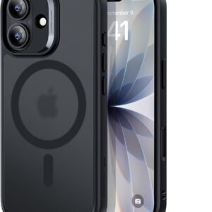 【3倍米軍MIL規格・MagSafe対応】ESR iPhone 17 ケース ワイヤレス充電 iphone17用 カメラボタン付き SGS認証 エアガードコーナー 黄変防止 耐衝撃 PC背面TPUバンパー 指紋防止 高耐久性 マグネットスマホケース Qi2.2対応 最大25W高速充電 マグセーフ いphone17ケース アイフォン17専用Classicシリーズ(フロストブラック)