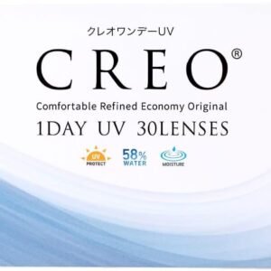 クレオワンデーUVモイスト 30枚 1箱 （1日使い捨て コンタクトレンズ ）【高含水】【BC】8.7 【PWR】-3.75 高含水 うるおい UVカット フィット感