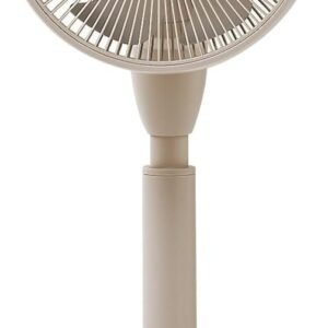 [山善] 扇風機 リビング DCモーター 【モバイルバッテリーでも使える/PD対応】 風量8段階 上下左右自動首振り 衣類乾燥 入切Wタイマー グレージュ ALX-MRA23(C)