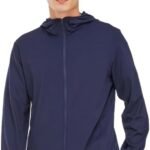 [DMFU] ラッシュガード ラッシュパーカー メンズ 夏服 UV カットパーカー 接触冷感 涼しい 軽量 通気性 無地 体型カバー 長袖 フード付き UPF50+ 夏 アウター 日焼け対策ウェア 薄手