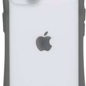 【Amazon.co.jp 限定】iFace Reflection iPhone 15/14/13 ケース ケース クリア 強化ガラス (グレー)【エコPKG】【 アイフェイス アイフォン15 14 13 カバー スマホケース 透明 耐衝撃 ストラップホール付き クリアケース 】