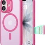 【3倍米軍MIL規格・MagSafe対応】ESR iPhone 17 ケース ワイヤレス充電 iphone17用 カメラボタン付き SGS認証 エアガードコーナー 黄変防止 耐衝撃 PC背面TPUバンパー 指紋防止 高耐久性 マグネットスマホケース Qi2.2対応 最大25W高速充電 マグセーフ いphone17ケース アイフォン17専用Classicシリーズ(フロストピンク)