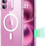 ESR iPhone 16 ケース【カメラコントロール・米軍MIL規格】Magsafe対応 傷に強い背面 ワイヤレス充電 ストラップホール付き 耐黄変 耐衝撃 米軍保護工学 スマホケース あいふおん16ケース HaloLock搭載 ハイブリッド磁気 iPhone16対応 クリア