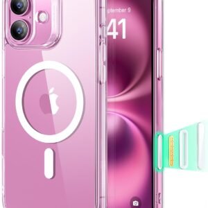 ESR iPhone 16 ケース【カメラコントロール・米軍MIL規格】Magsafe対応 傷に強い背面 ワイヤレス充電 ストラップホール付き 耐黄変 耐衝撃 米軍保護工学 スマホケース あいふおん16ケース HaloLock搭載 ハイブリッド磁気 iPhone16対応 クリア