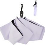 konciwa 日傘 軽量 189g-199g UVカット率 100% 完全遮光 遮熱 反射冷却素材採用 ワンタッチ自動開閉 折りたたみ傘 コンパクト 紫外線遮断 耐風撥水 晴雨兼用 携帯便利 メンズ レディース 母の日 父の日