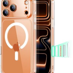 【3倍米軍MIL規格・MagSafe対応】ESR iPhone 17 Pro ケース ワイヤレス充電 ストラップホール付き エアガードコーナー 25W高速充電 Qi2.2対応 4H傷に強い背面 傷防止 滑り止め 指紋防止 耐衝撃 耐黄変 マグネットスマホケース いPhone17Pro ケース カメラコントロール iphone17pro用 Classicシリーズ クリア