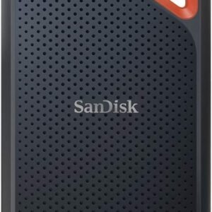 【Amazon.co.jp限定】SanDisk SSD 外付け 1TB USB3.2Gen2 読出最大1050MB/秒 防滴防塵 SDSSDE61-1T00-GH25 エクストリーム ポータブルSSD V2 Win Mac PS4 PS5 エコパッケージ 5年保証