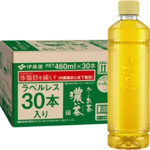 [機能性表示食品] 伊藤園 ラベルレス おーいお茶 濃い茶 460ml×30本 スマートボトル