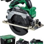 【Amazon.co.jp限定】HiKOKI(ハイコーキ) 36V 充電式 丸のこ C3606DB コードレス 丸鋸 のこ刃165mm バッテリー1個・充電器・システムケース4・チップソー黒鯱付 C3606DB(XPSZ)